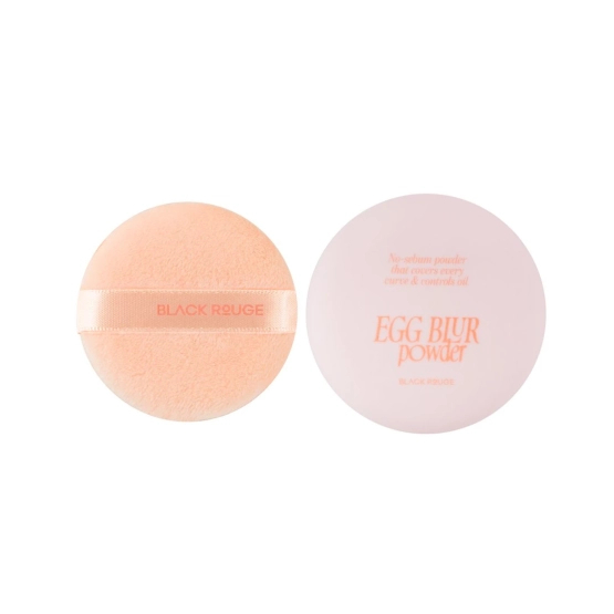 BLACK ROUGE Egg Blur Powder - Puder do twarzy utrwalający makijaż Nu Peach